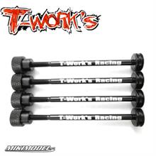 1/10 Touring Tire Holder 4pcs. (Black)