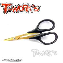 Titanium Nitride Lexan Curved Scissor