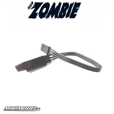 Ultra-flex interlock extension JR male Futaba female cord (75 mm