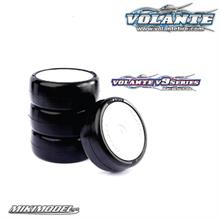 Volante V9X 1/10 TC 28CP Indoor Carpet Rubber Tire Pre-glued 4pc