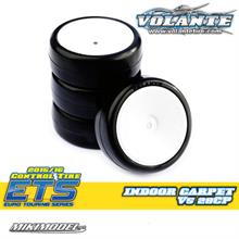 Volante V5 1/10 TC 28CP Indoor Carpet Rubber Tire Pre-glued 4pcs