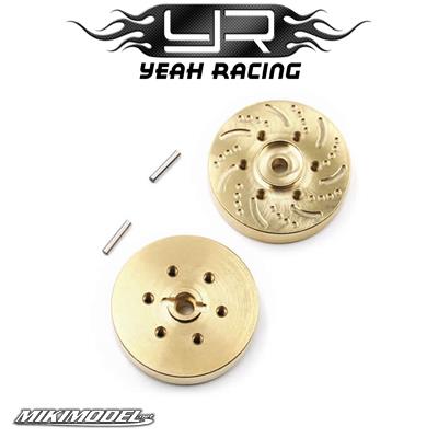 Brass 53g Wheel Hubs 2pcs For Vanquish SSD YR 1.9 Wheels Enduro