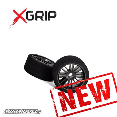 Gomme X-GRIP per Pan Car 1/10 mescola 35 ANTERIORE