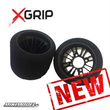 Gomme X-GRIP per Pan Car 1/10 mescola 32 POSTERIORE