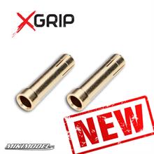 5mm to 4mm Gold X-GRIP adapter plug (4 pieces)