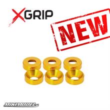 Aluminum M3 Button Head Countersunk Washer Gold 6 pcs