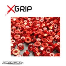 M4 Aluminum Wheel Lock Nut 4pcs Red (10 pz)