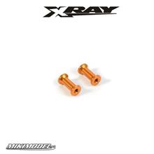 ALU REAR BRACE MOUNT 13MM - ORANGE