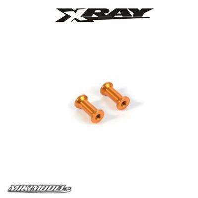 ALU REAR BRACE MOUNT 13MM - ORANGE