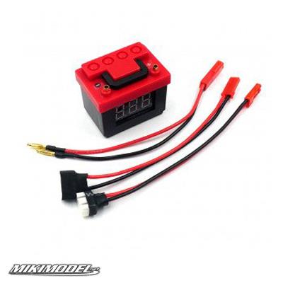 Scale Plastic LiPo Battery Voltage Checker & Alarm (2S & 3S) For