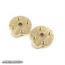 Front/Rear Brass Axles Steering Knuckle Caps 2pc For Axial Capra