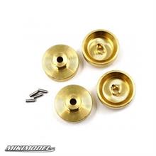 Brass Wheel 5mm Hubs 4pcs For Axial SCX24