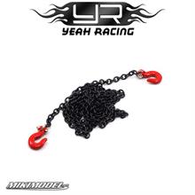 1/10 RC ROCK CRAWLER ACCESSORY 96CM LONG CHAIN AND HOOK SET BLAC