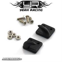 1/10 RC Rock Crawler Accessories Bolt-on Hooks / off Centre Blac