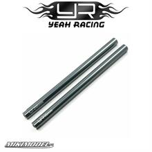 Threaded Aluminum M3 Link Pipe 6x95mm 2pcs GunMetal