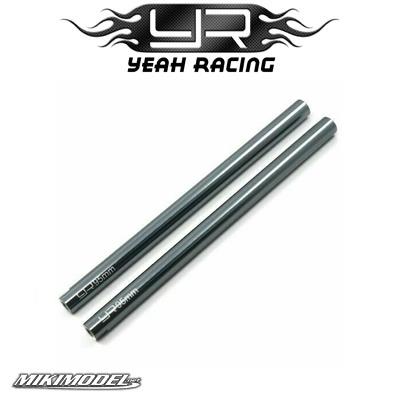 Threaded Aluminum M3 Link Pipe 6x95mm 2pcs GunMetal