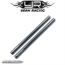 Threaded Aluminum M3 Link Pipe 6x100mm 2pcs GunMetal