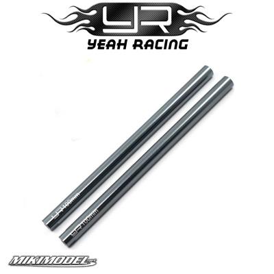 Threaded Aluminum M3 Link Pipe 6x100mm 2pcs GunMetal