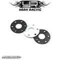 ALUMINUM 540 MOTOR SPACER HEATSINK 1MM X 3PCS BLACK