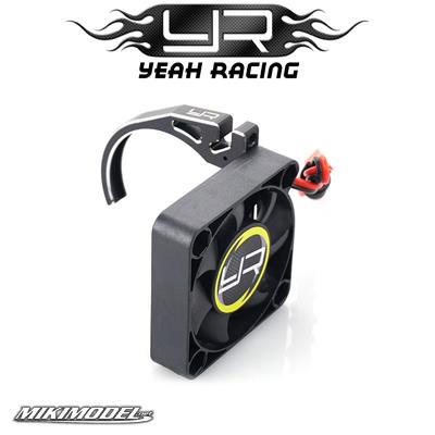 Aluminum 7075 Fan Mount w/ 40mm Fan for 540 Motor Black