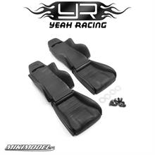 Hard Plastic Seats 2pcs For 1/10Crawler Black