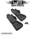 Hard Plastic Seats 2pcs For 1/10Crawler Black