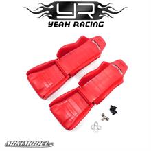 Hard Plastic Seats 2pcs For 1/10Crawler Red