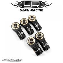 Aluminum M3 Rod Ends (5pcs)Black