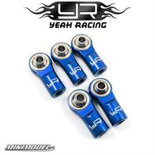 Aluminum M3 Rod Ends (5pcs)Dark Blue