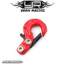 1/10 RC Rock Crawler Scale Spring Loaded Metal Hook Red