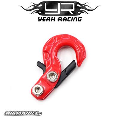 1/10 RC Rock Crawler Scale Spring Loaded Metal Hook Red