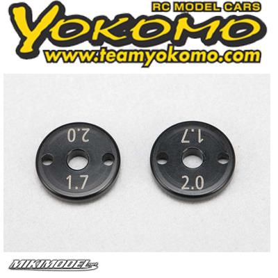 1.7x2Holes 2.0mm Shock Piston Black