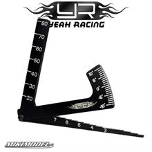 3 in 1 Camber Gauge (BK) for all 1/8 & 1/10 on road cars