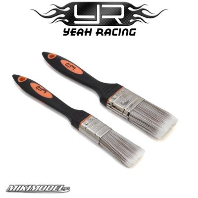 Set Pulizia Modelli Yeah Racing - Pennelli da 25 mm e 35 mm