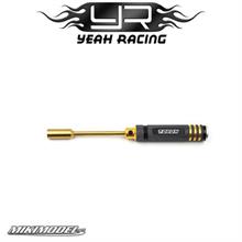 Aluminum 7.0mm Lock Nut Driver Black Gold