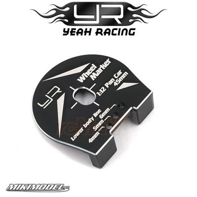 Aluminum Wheel Well Marker For 1:12 RC Car Black