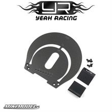 Aluminum & Carbon Wheel Well Marker For 1:8 On Road RC Car Black