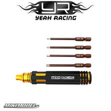 4 In 1 Hex Screwdriver Wrench 1.5- 3.0mm Black Gold