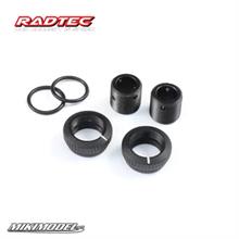 Aluminium Body Height Fine Adjuster Set for 1/12, Black