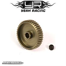 Yeah Racing Aluminium 7075 Hard Coated 19T 64dp Pinion Gear