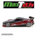 Quattro C 190mm Clear Body Set For 1/10 GT Touring Car