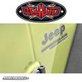 Metal Logo Decal Sheet f or Axial SCX6 JEEP Wrangler JLU (Silver