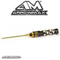 Ball Driver Hex Wrench 2.5 X 100mm Black Golden