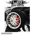 Universal Aluminum Transmitter Steering Wheel Set Silver
