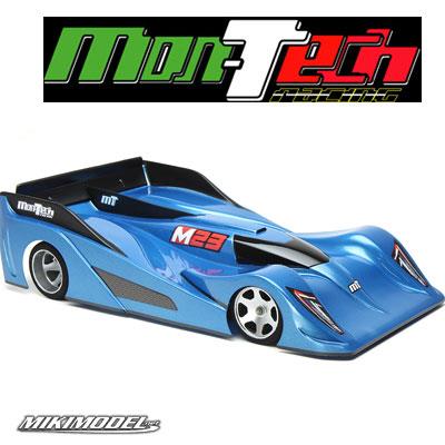 Mon-Tech M23 Pan Car Body Shell (clear) 235mm