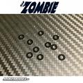 Spessori Team Zombie neri 3x6 mm Graduati 10 pezzi