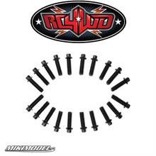 RC4WD Miniature Scale He x Bolts (M1.6 x 6mm) (Black)