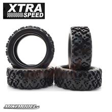 Rally Block Tires 4 pcs For 1/10 RC