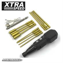 Electric Screwdriver w/Steel Hex Phillips Flat Nut Wrench Screwd