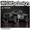 ROCK1 1/10 clear body for 313mm (12,3) Rock Crawler, Pre-Cut
